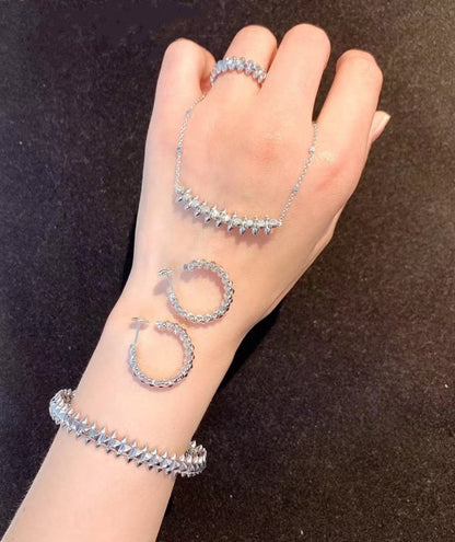 [Solara Jewelry]CLASH SILVER BRACELET