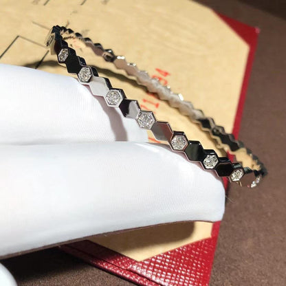 [Solara Jewelry]BEE LOVE SILVER DIAMOND BRACELET