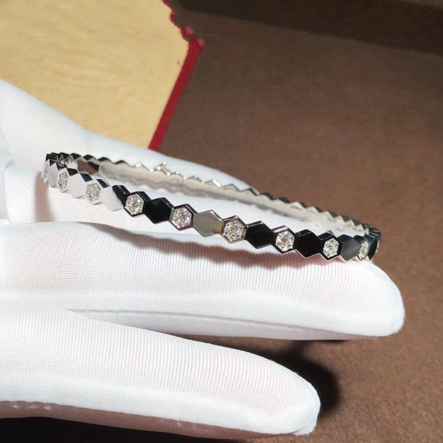 [Solara Jewelry]BEE LOVE SILVER DIAMOND BRACELET