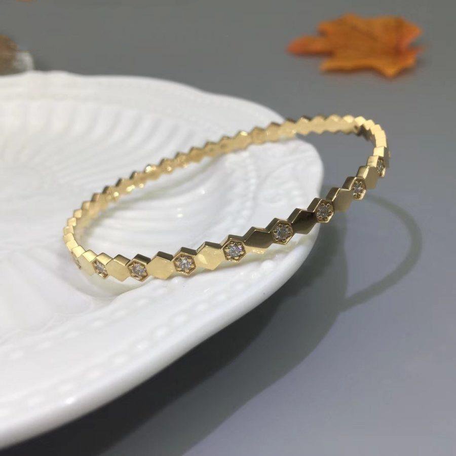 [Solara Jewelry]BEE LOVE GOLD DIAMOND BRACELET