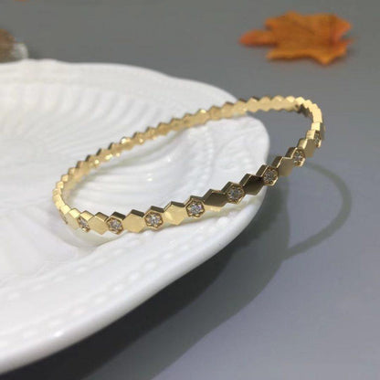 [Solara Jewelry]BEE LOVE GOLD DIAMOND BRACELET