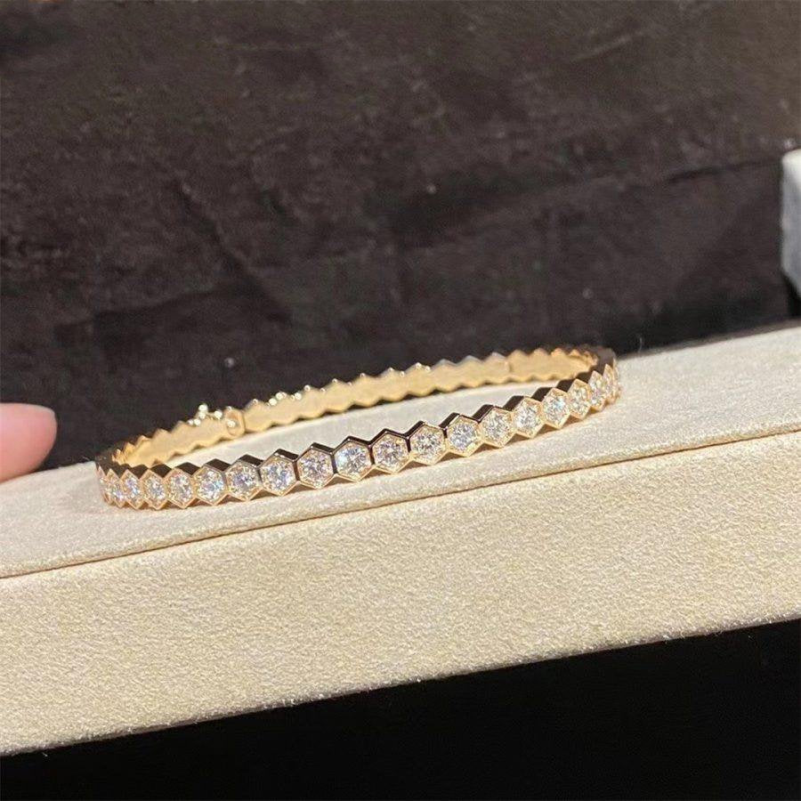[Solara Jewelry]BEE LOVE GOLD BRACELET FULL DIAMOND