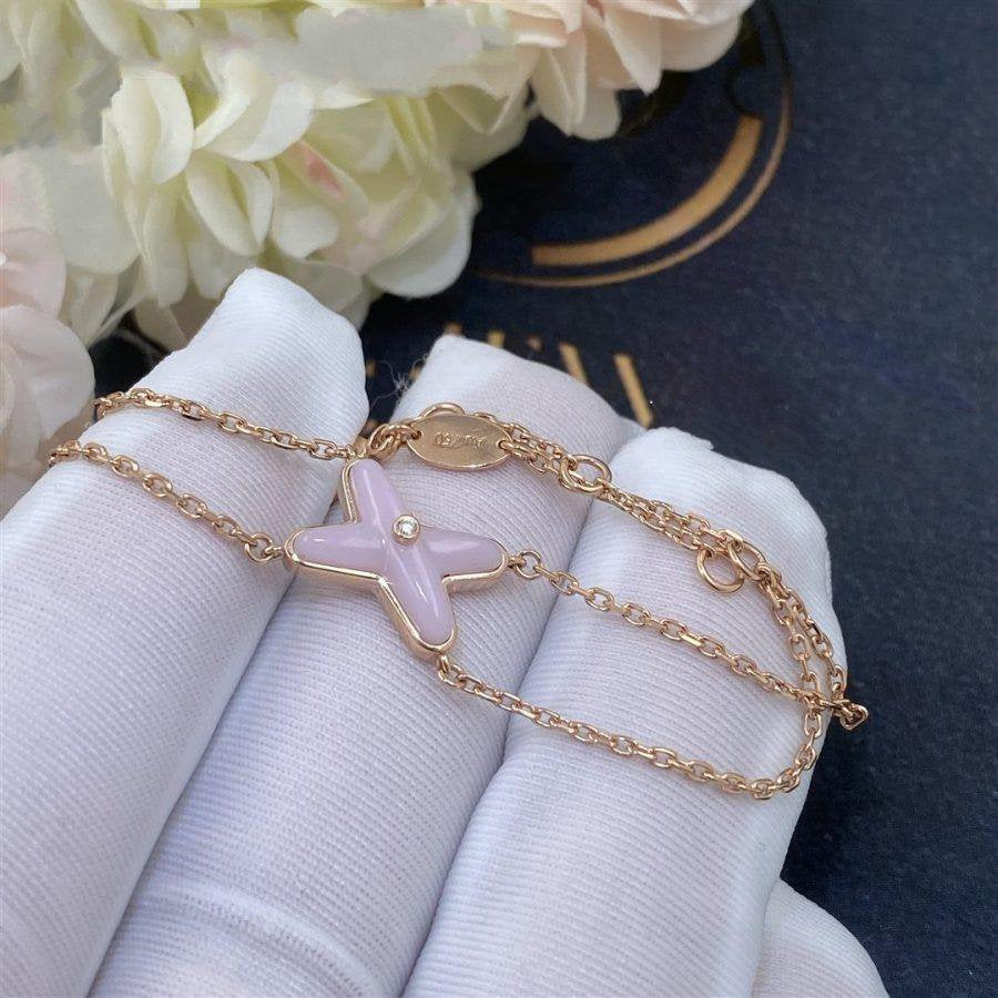 [Solara Jewelry]JEUX BRACELET PINK MOP PINK GOLD 1 DIAMOND
