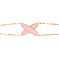 [Solara Jewelry]JEUX BRACELET PINK MOP PINK GOLD 1 DIAMOND