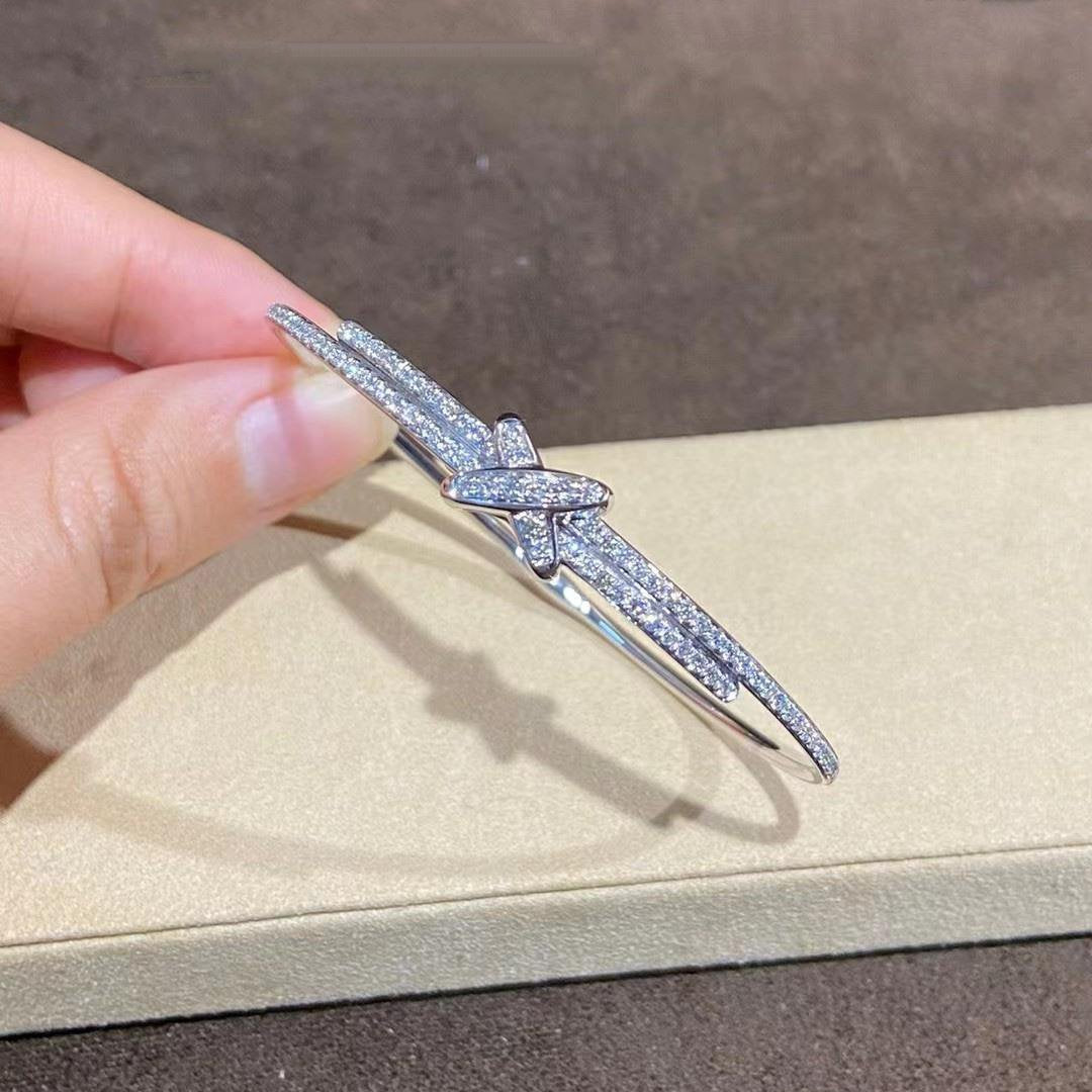 [Solara Jewelry]JEUX DE BRACELET DIAMONDS SILVER