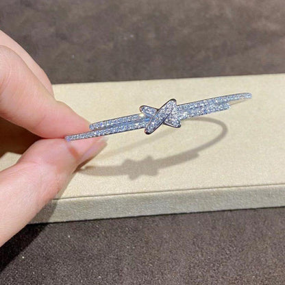 [Solara Jewelry]JEUX DE BRACELET DIAMONDS SILVER