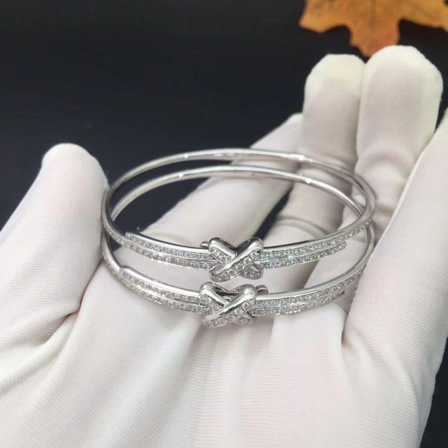 [Solara Jewelry]JEUX DE BRACELET DIAMONDS SILVER