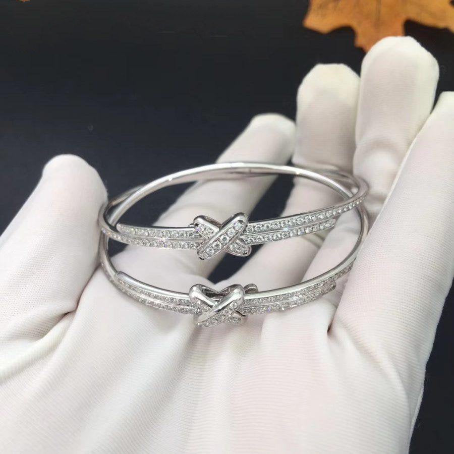 [Solara Jewelry]JEUX DE BRACELET DIAMONDS SILVER