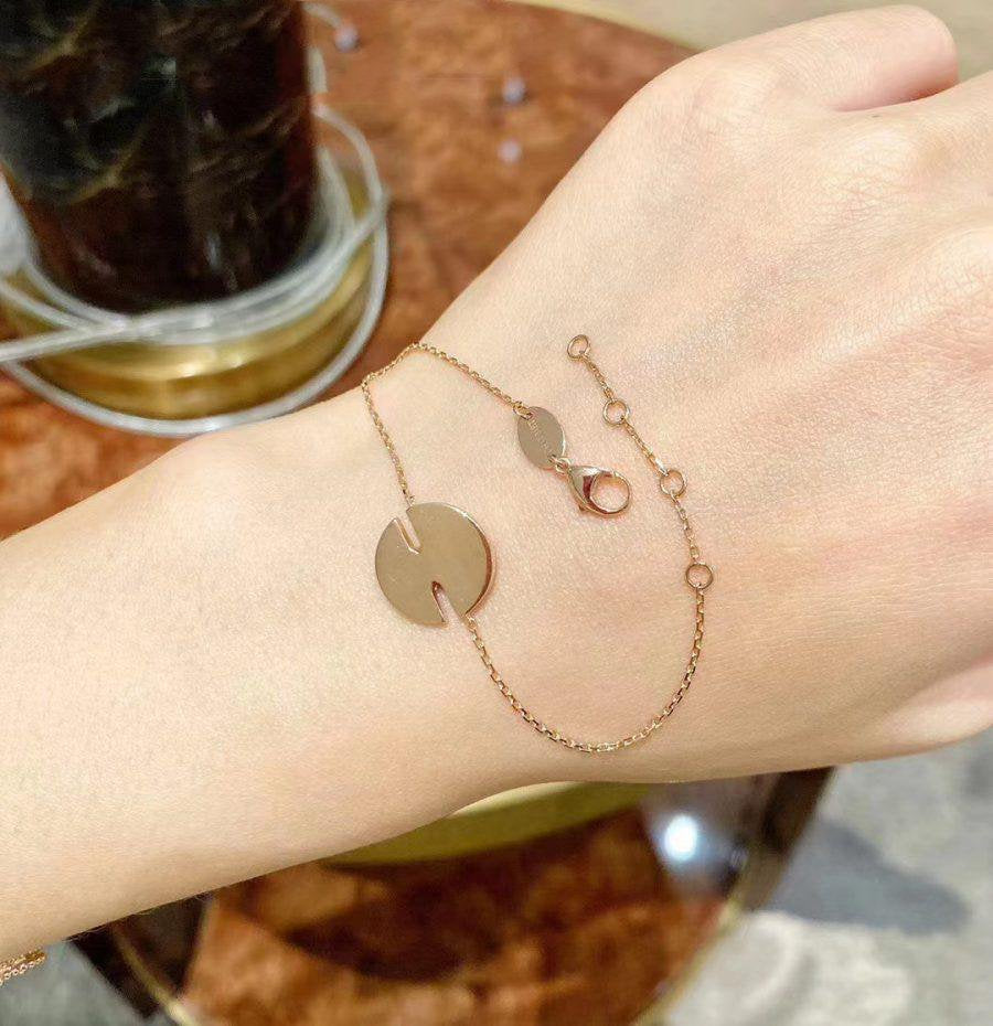 [Solara Jewelry]JEUX DE BRACELET MOP PINK GOLD DIAMONDS