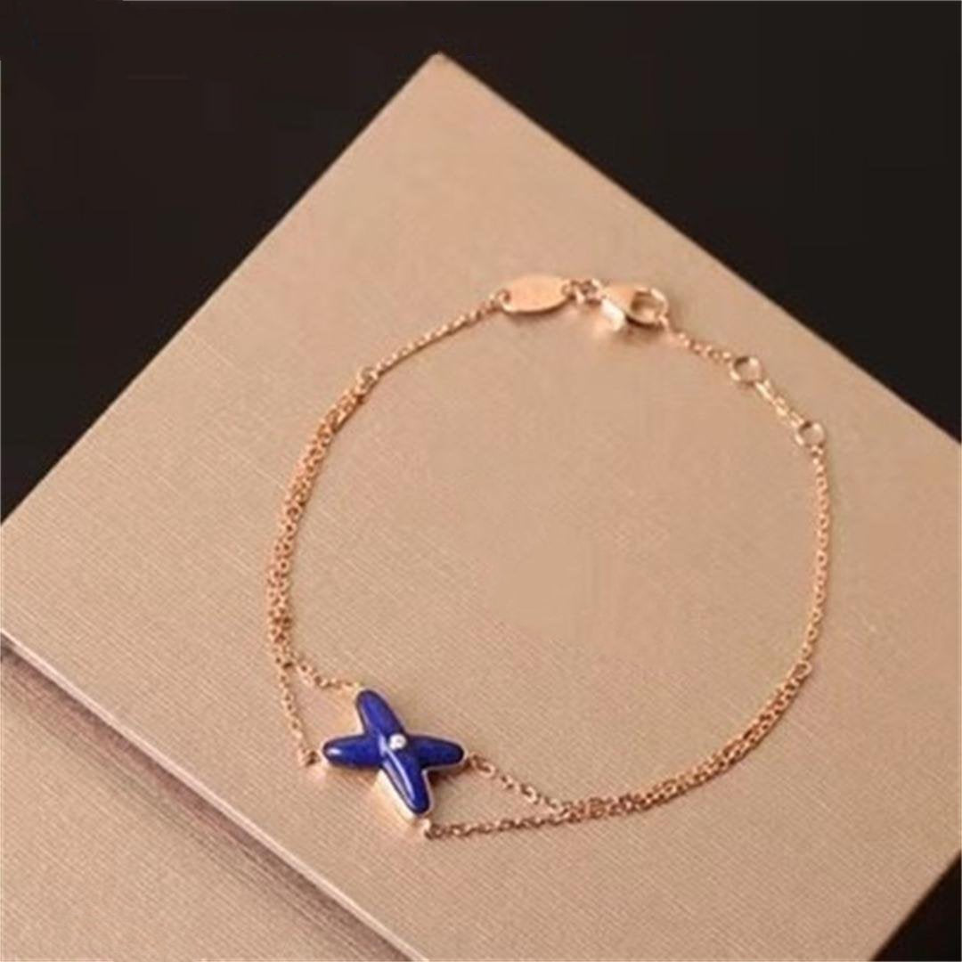 [Solara Jewelry]Hollow Design Four-Leaf Clover Flower Shape Ring