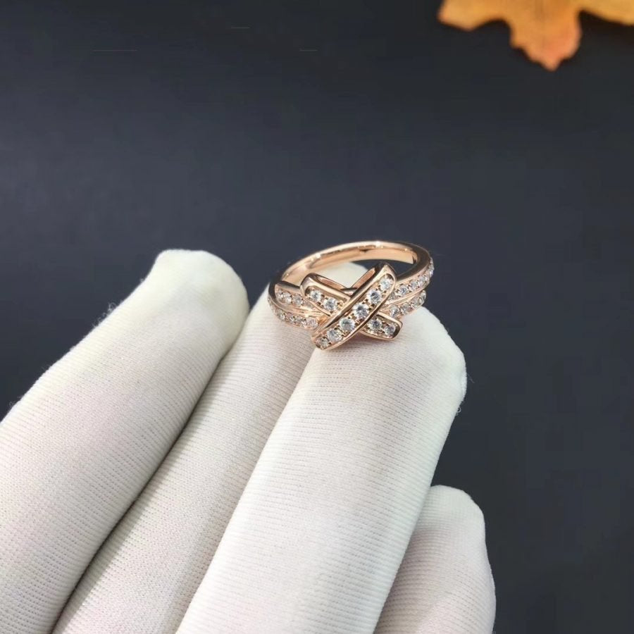 [Solara Jewelry]JEUX DE RING PINK GOLD DIAMOND