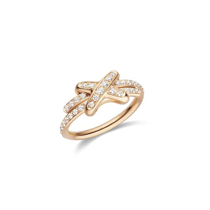 [Solara Jewelry]JEUX DE RING PINK GOLD DIAMOND
