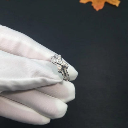 [Solara Jewelry]JEUX DE SILVER DIAMOND RING