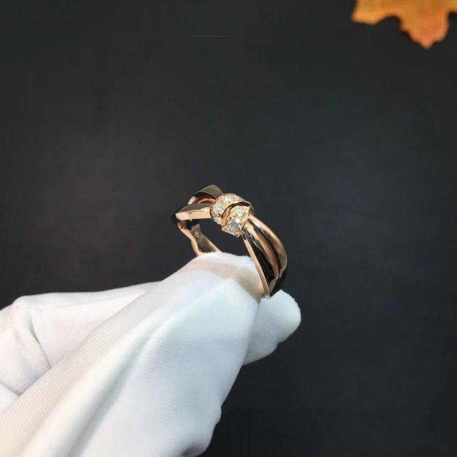 [Solara Jewelry]LIENS RING PINK GOLD DIAMOND