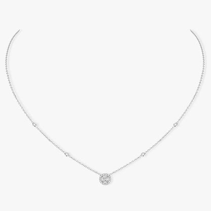 [Solara jewelry]Diamond Necklace 0,20ct Brilliant Shape Joy