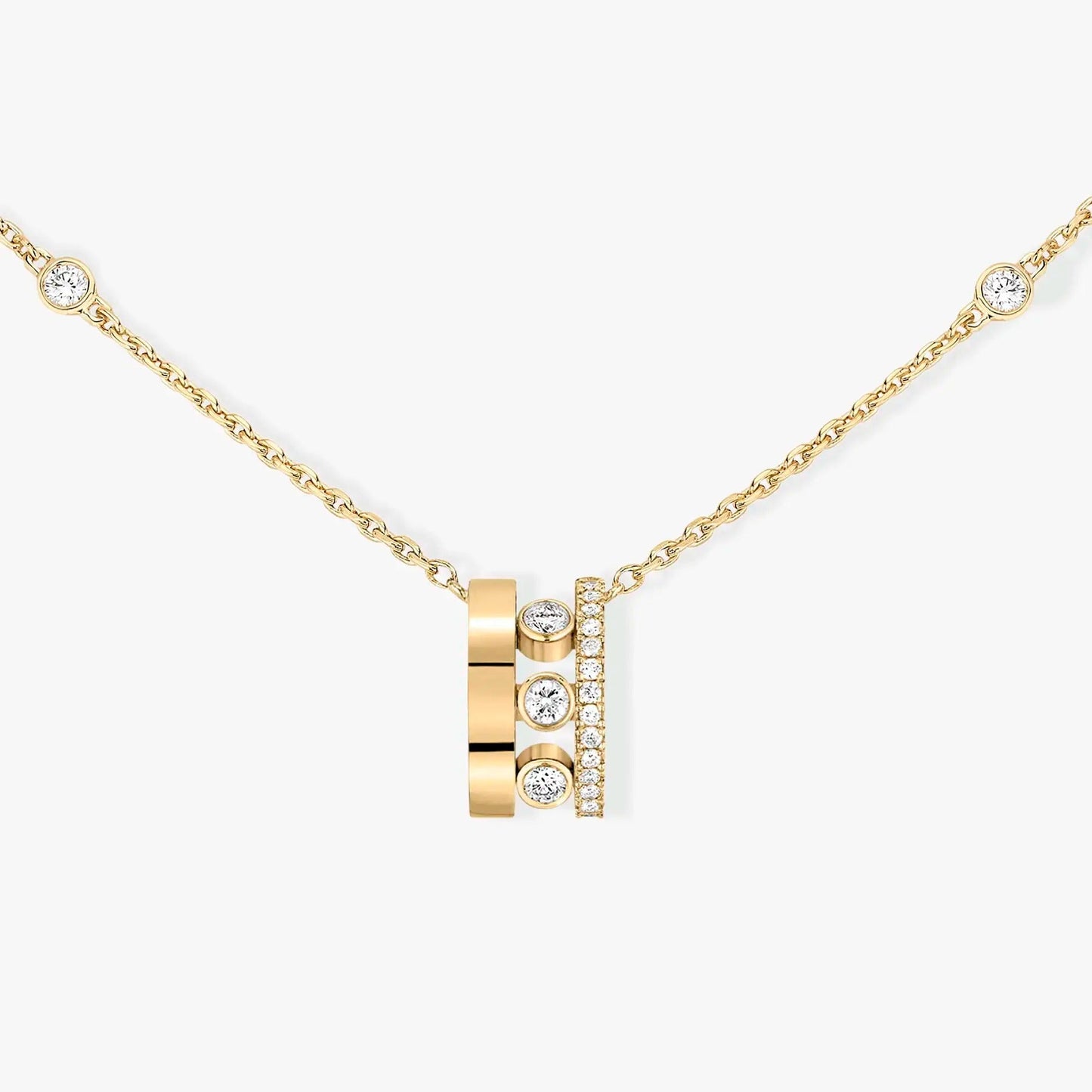 [Solara jewelry]CHAIN MOVE ROMANE PEDAND NECKLACE