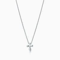 [Solara Jewelry]CROSS PENDANT MINI BARE CROSS NECKLACE