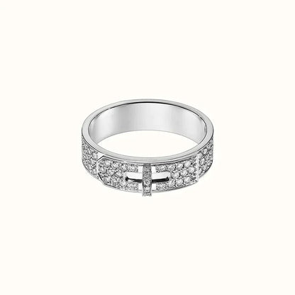 [Solara Jewelry]KELLY SILVER DIAMOND RING