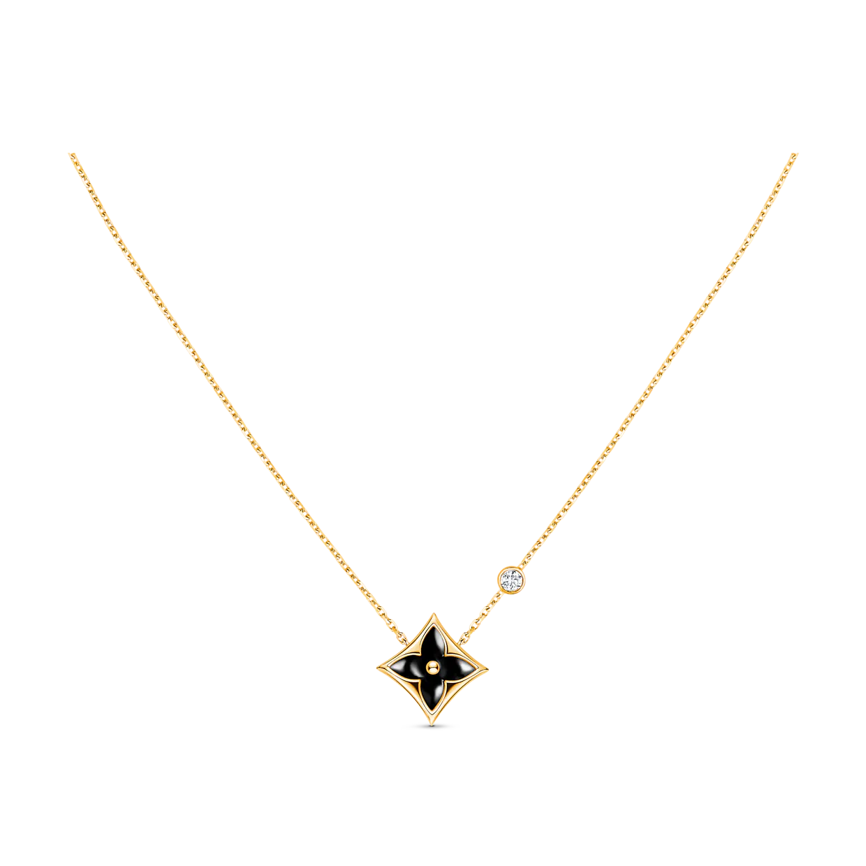 [Solara Jewelry]STAR BLACK MOP NECKLACE