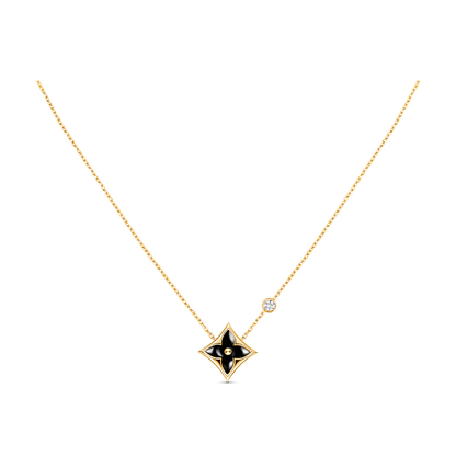 [Solara Jewelry]STAR BLACK MOP NECKLACE