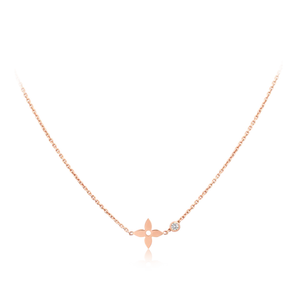 [Solara Jewelry]BLOSSOM PENDANT PINK GOLD AND DIAMOND