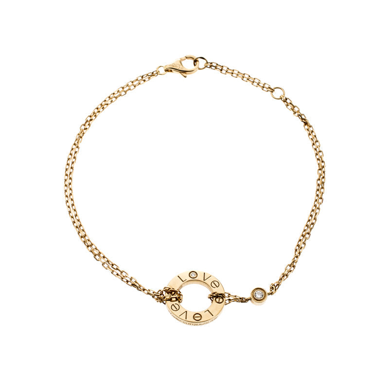 [Solara Jewelry]LOVE BRACELET 2 DIAMOND