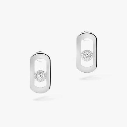 [Solara jewelry]So Move Diamond Earrings in Yellow Gold