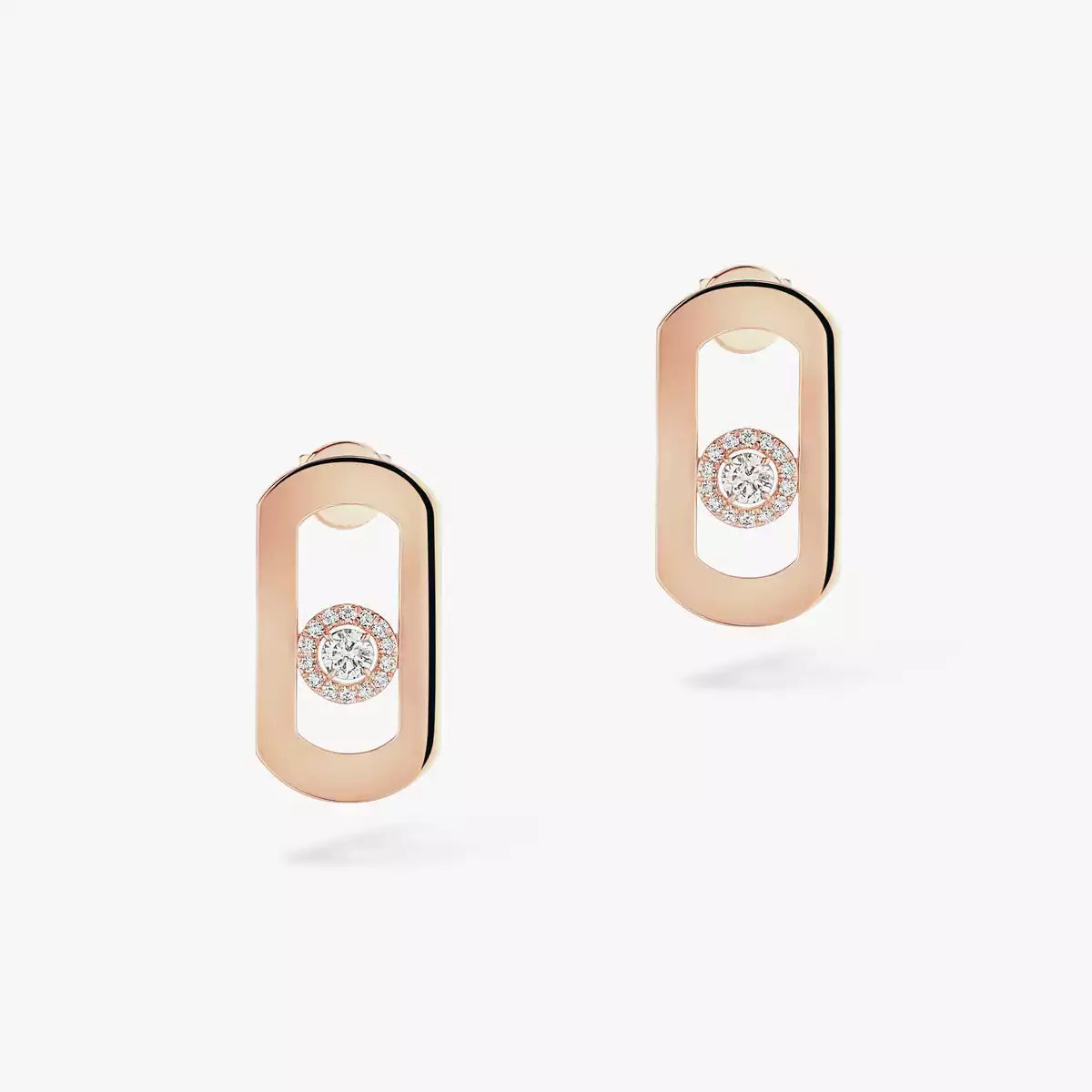 [Solara jewelry]So Move Diamond Earrings in Yellow Gold