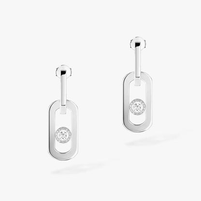 [Solara jewelry] So Move XL Diamond Hoop Earring