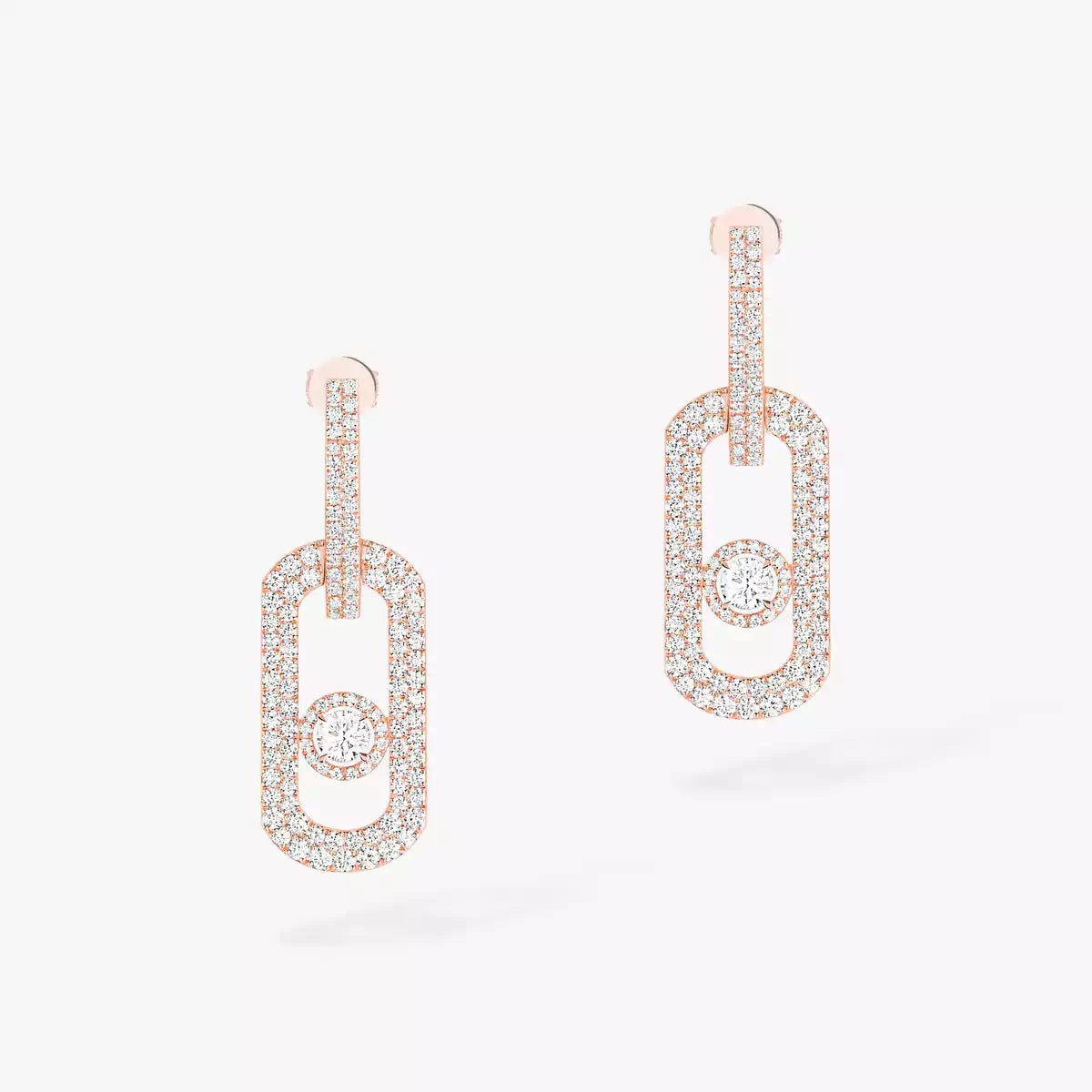 [Solara jewelry]So Move XL Pave_-Set Diamond Pendant Earrings