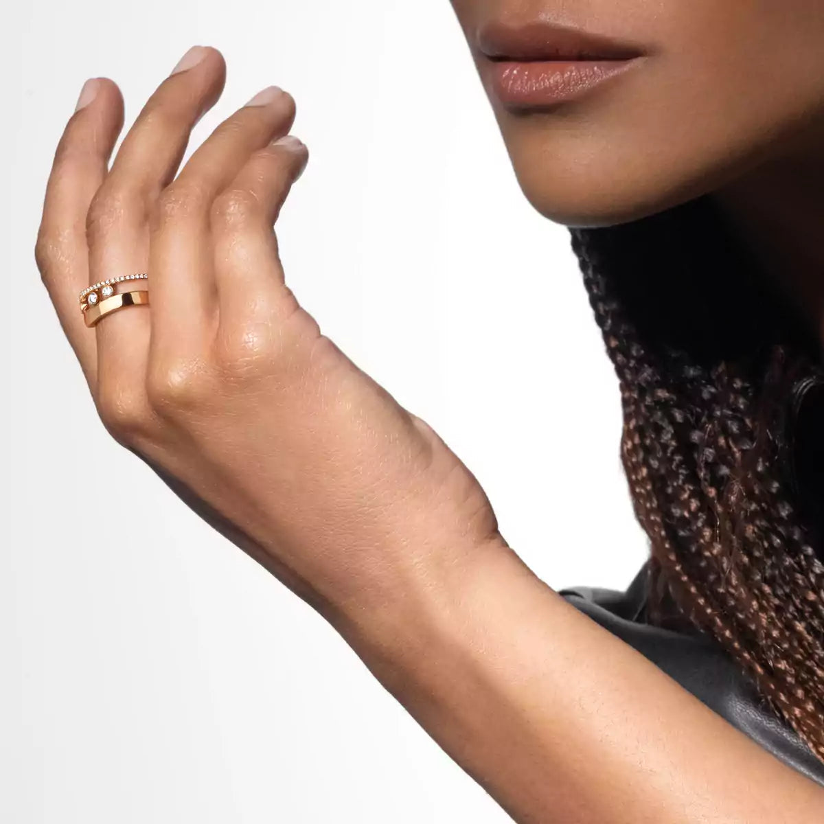 [Solara jewelry]Move Romane Diamond Ring