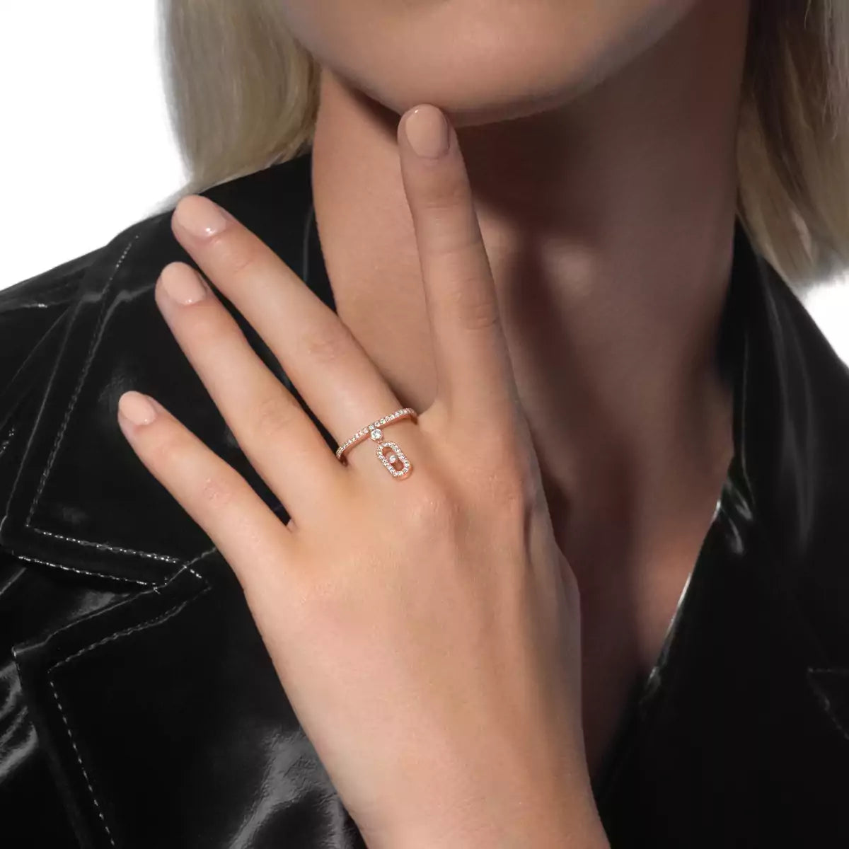 [Solara jewelry]Move Uno Diamond Ring