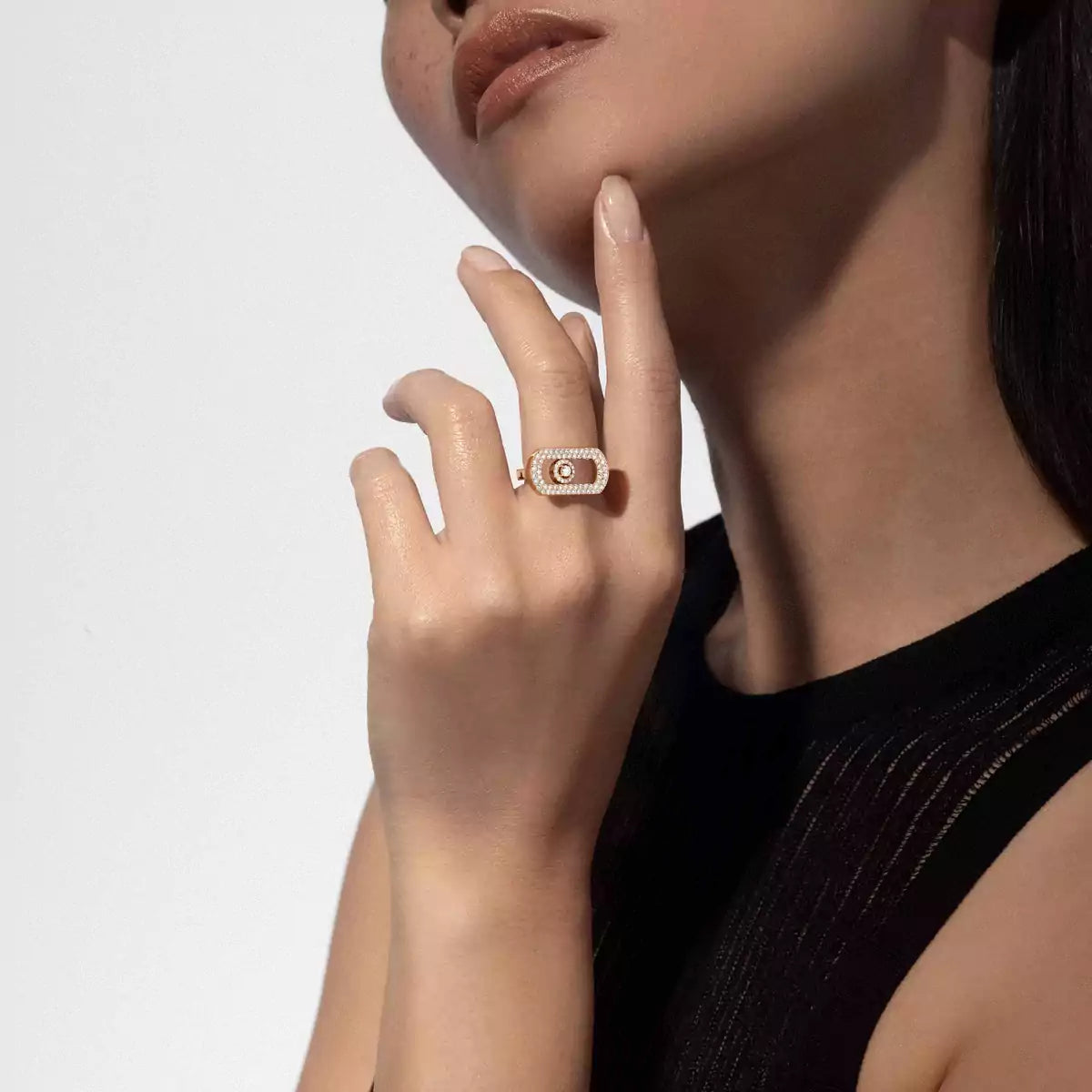[Solara jewelry]So Move Pave_-Set Diamond Ring