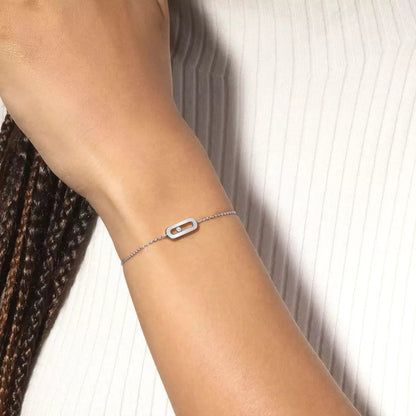 [Solara jewelry]Move Uno Diamond Bracelet