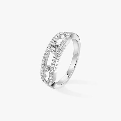 [Solara jewelry] Baby Move Gold Diamond Pave_ Ring