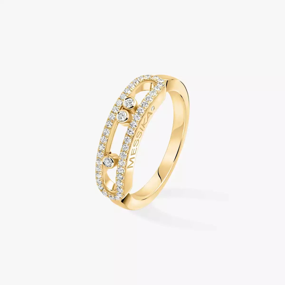 [Solara jewelry] Baby Move Gold Diamond Pave_ Ring