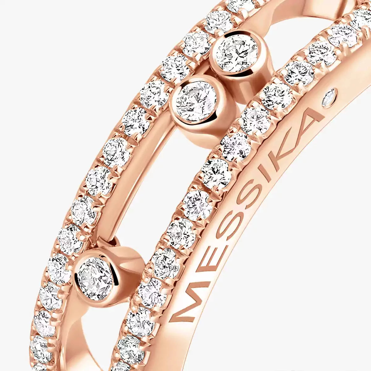 [Solara jewelry] Baby Move Gold Diamond Pave_ Ring