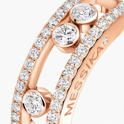 [Solara jewelry] Move Gold Diamond Pave_ Ring
