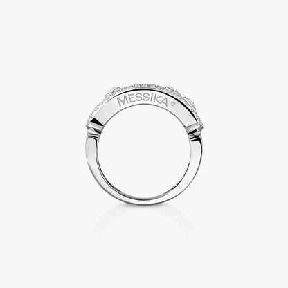 [Solara jewelry] Move Gold Diamond Pave_ Ring