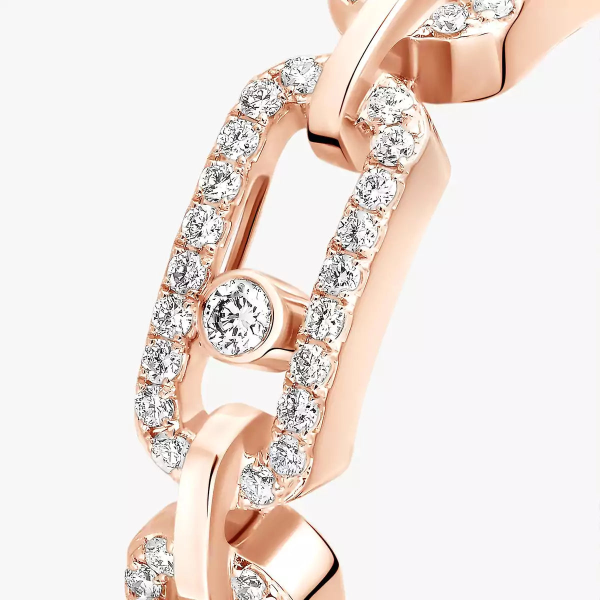 [Solara jewelry]Move Link Pave_-Set Diamond Ring in Gold