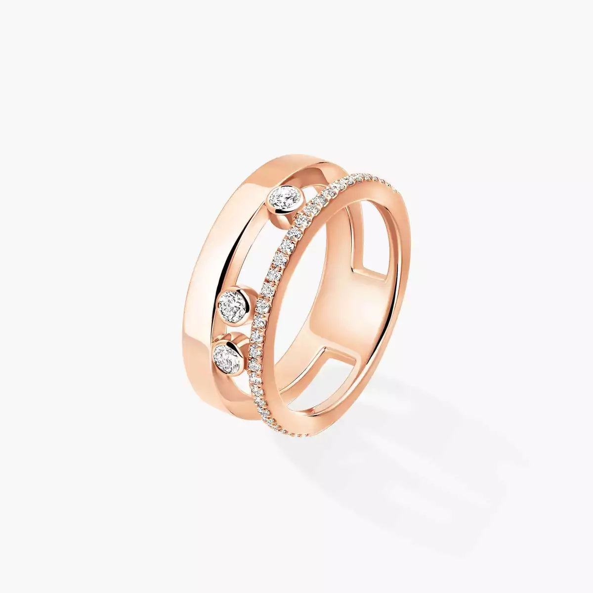 [Solara jewelry]Move Romane Diamond Ring