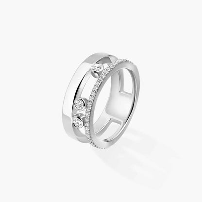 [Solara jewelry]Move Romane Diamond Ring