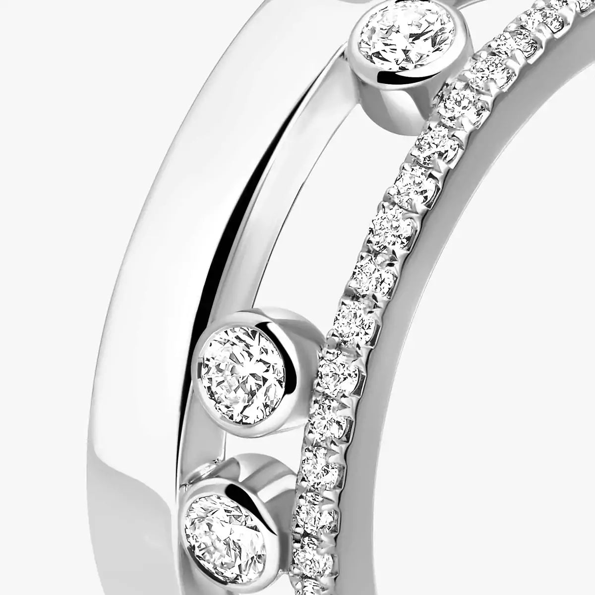 [Solara jewelry]Move Romane Diamond Ring
