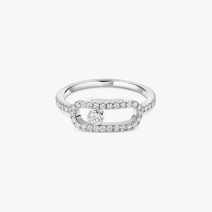 [Solara jewelry]Move Uno Diamond Ring in Gold