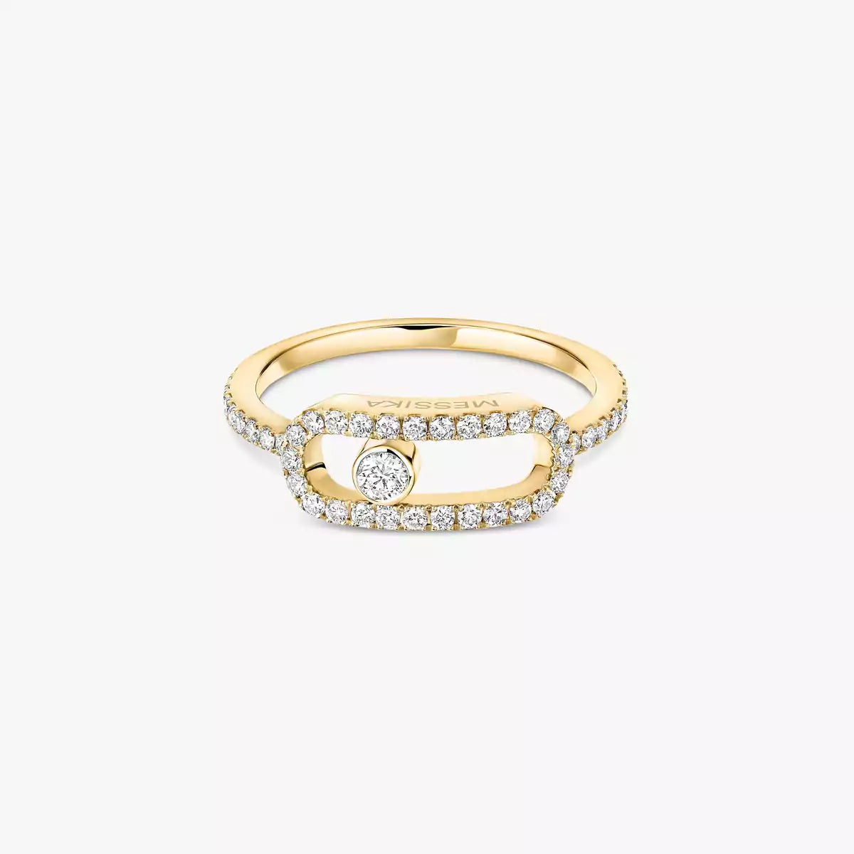 [Solara jewelry]Move Uno Diamond Ring in Gold