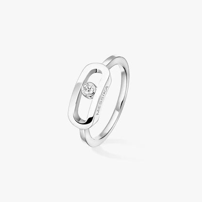 [Solara jewelry]Move Uno Diamond Ring in Gold