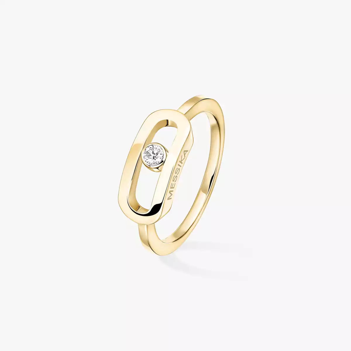 [Solara jewelry]Move Uno Diamond Ring in Gold