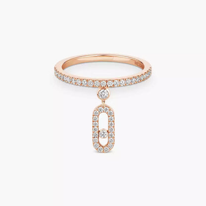 [Solara jewelry]Move Uno Diamond Ring