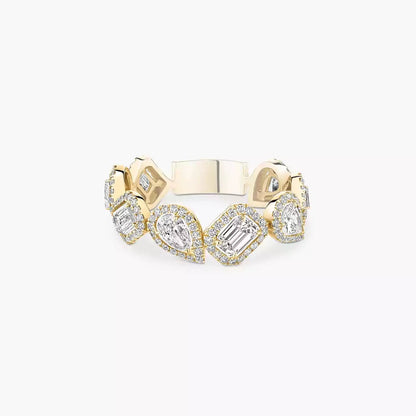[Solara jewelry]Diamond Wedding Ring My Twin