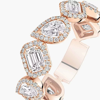 [Solara jewelry]Diamond Wedding Ring My Twin